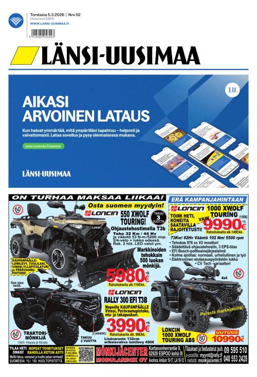Länsi-Uusimaa 5.3.2026