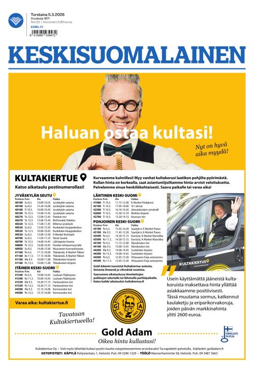 Keskisuomalainen 5.3.2026