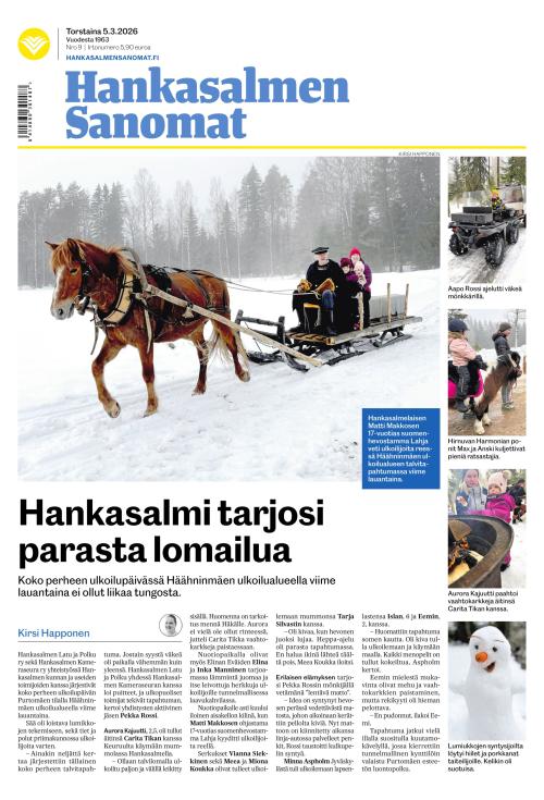 Hankasalmen Sanomat 5.3.2026