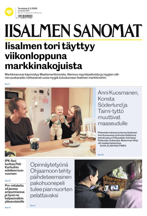 Iisalmen Sanomat 5.3.2026