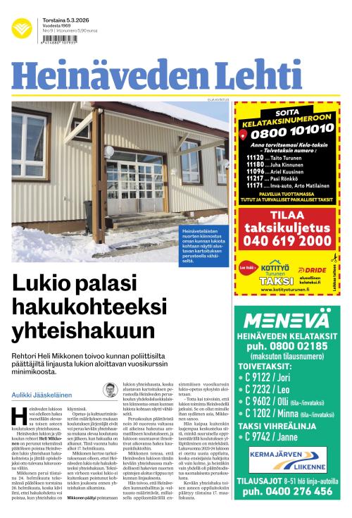 Heinäveden lehti 5.3.2026