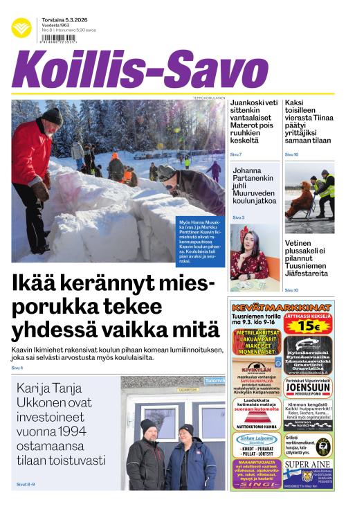 Koillis-Savo 5.3.2026