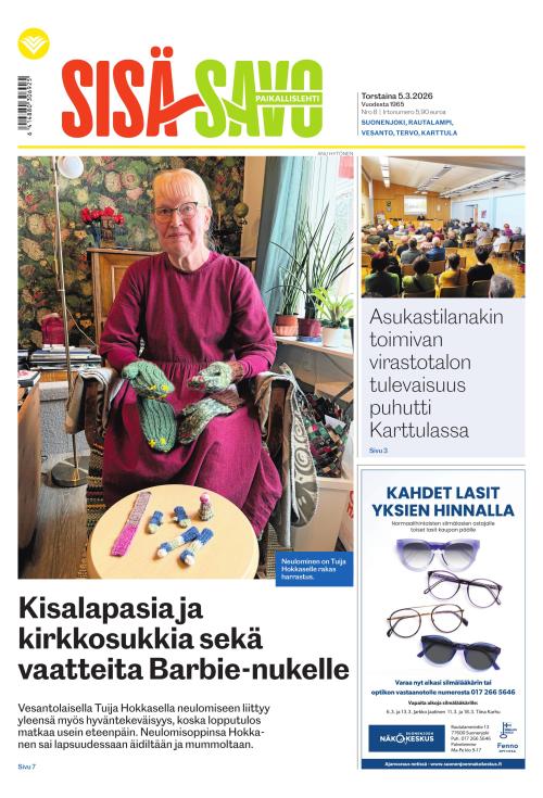 Paikallislehti Sisä-Savo 5.3.2026