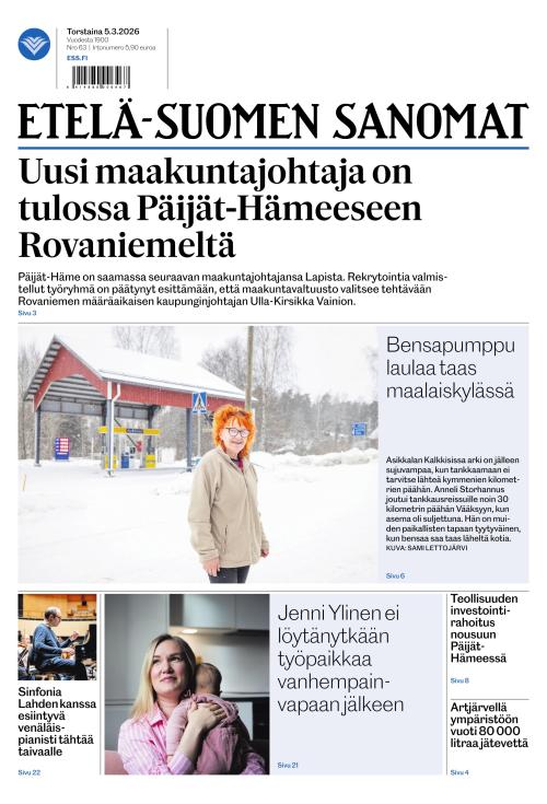 Etelä-Suomen Sanomat 5.3.2026