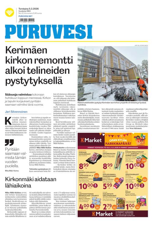 Puruvesi-lehti 5.3.2026