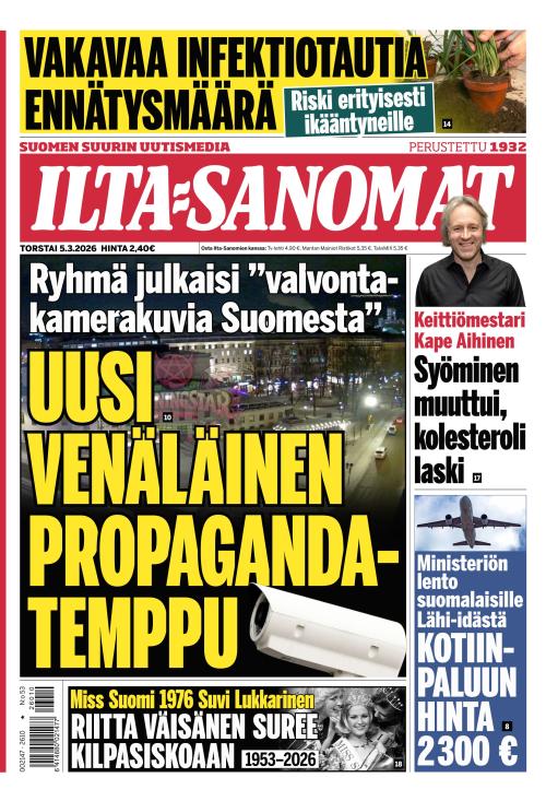 Ilta-Sanomat 5.3.2026