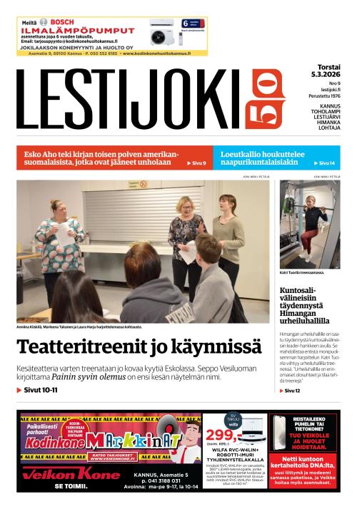 Lestijoki-lehti 5.3.2026