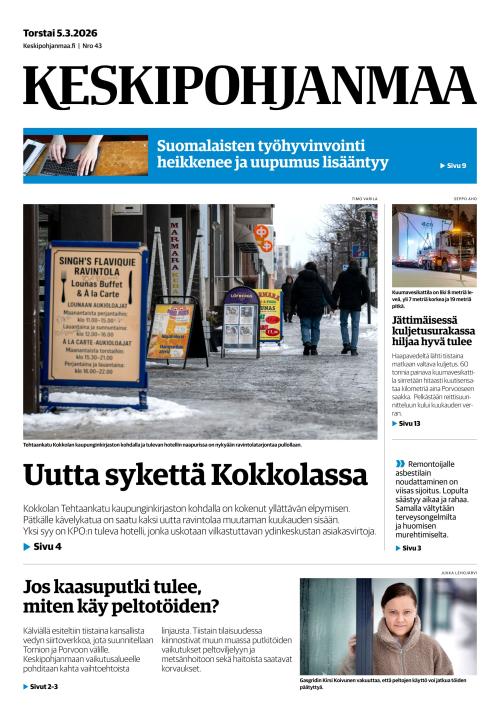 Keskipohjanmaa 5.3.2026