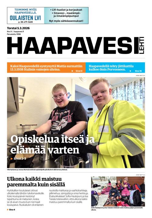 Haapavesi-lehti 5.3.2026