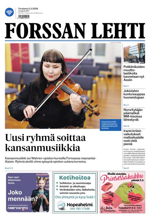Forssan Lehti 5.3.2026
