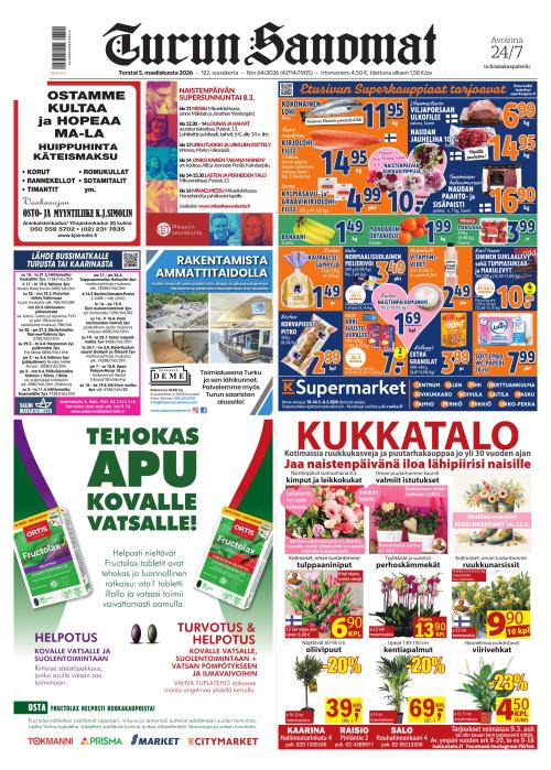 Turun Sanomat 5.3.2026