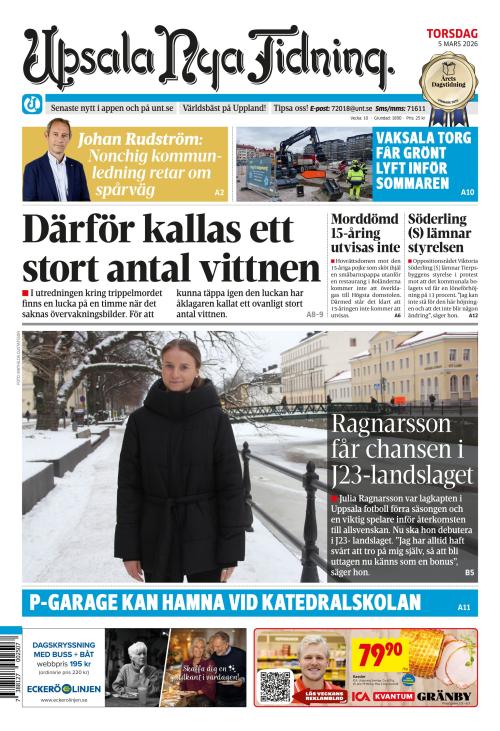 Upsala Nya Tidning 5.3.2026