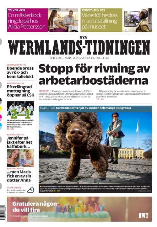 Nya Wermlands-Tidningen 5.3.2026