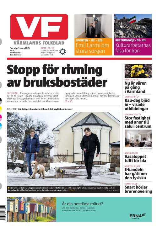 Värmlands Folkblad 5.3.2026