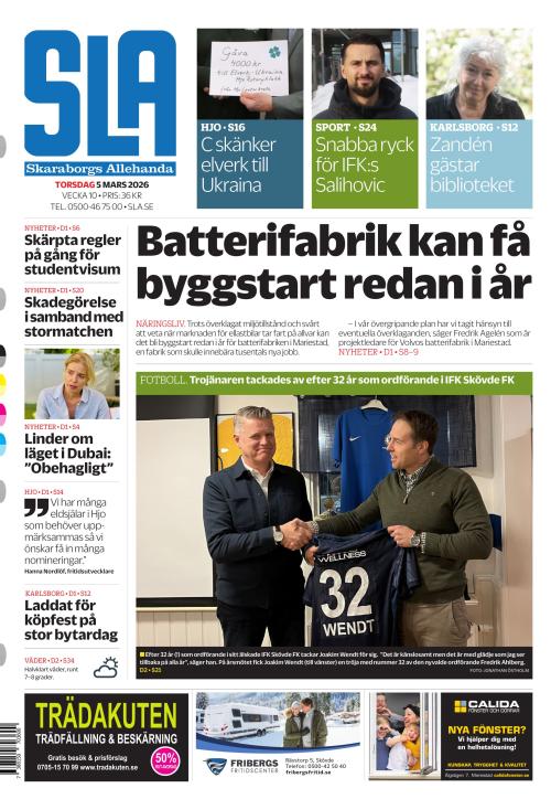 Skaraborgs Allehanda 5.3.2026