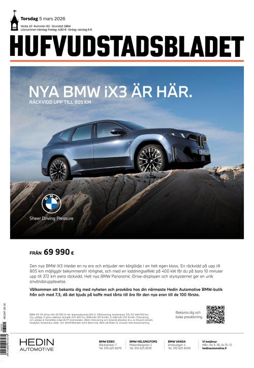Hufvudstadsbladet 5.3.2026