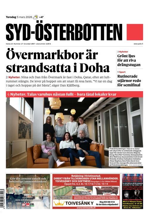 Syd-Österbotten 5.3.2026