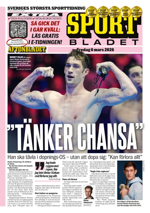 Aftonbladet Sportbladet 6.3.2026