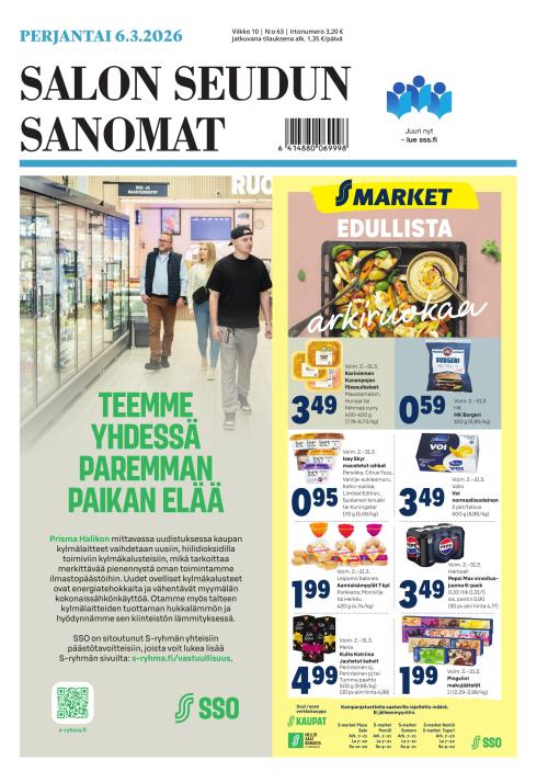 Salon Seudun Sanomat 6.3.2026