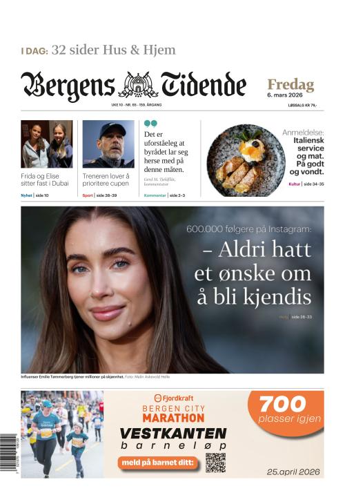 Bergens Tidende 6.3.2026