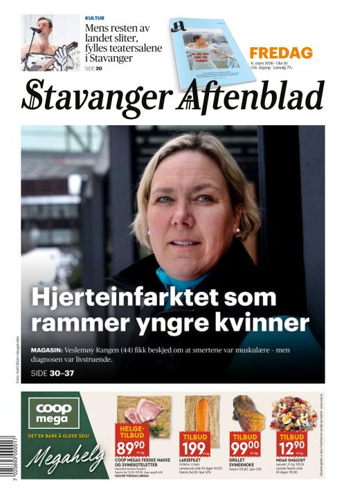 Stavanger Aftenblad 6.3.2026