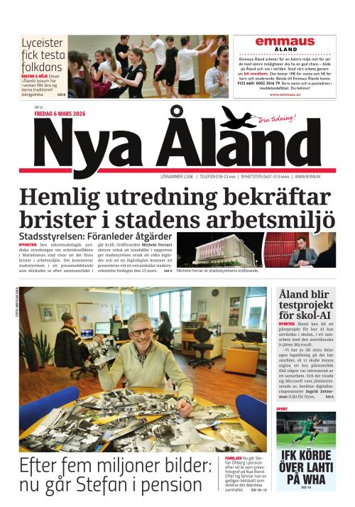 Nya Åland 6.3.2026