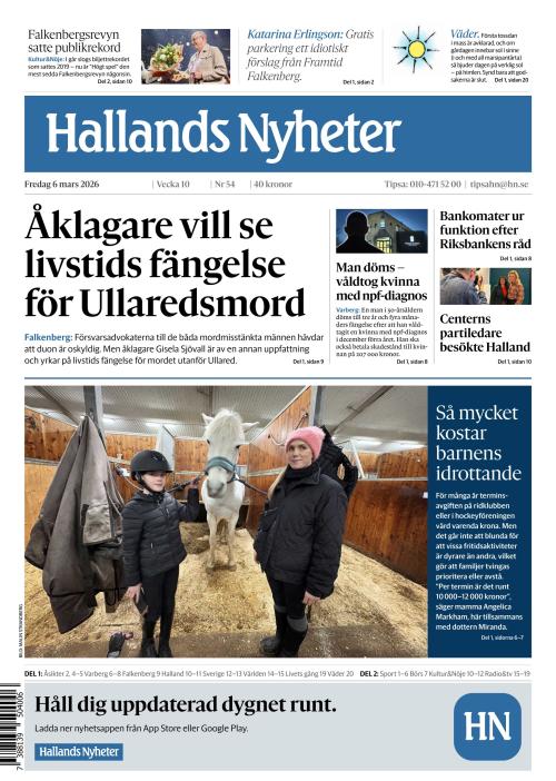 Hallands Nyheter 6.3.2026