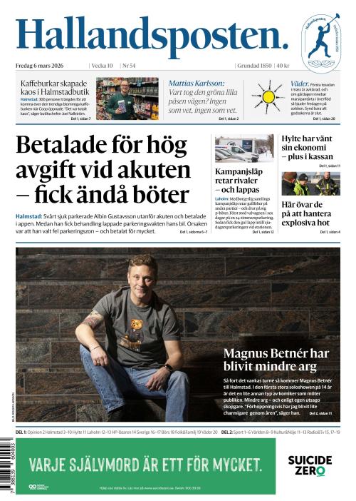 Hallandsposten 6.3.2026