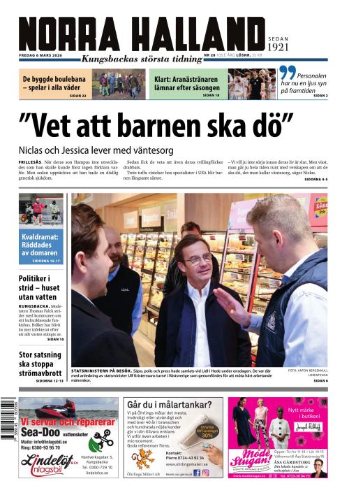 Norra Halland 6.3.2026