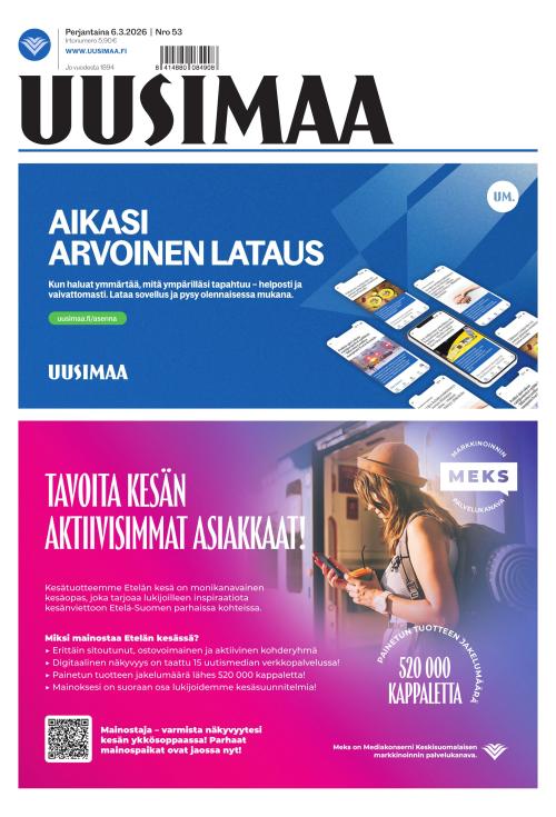Uusimaa 6.3.2026