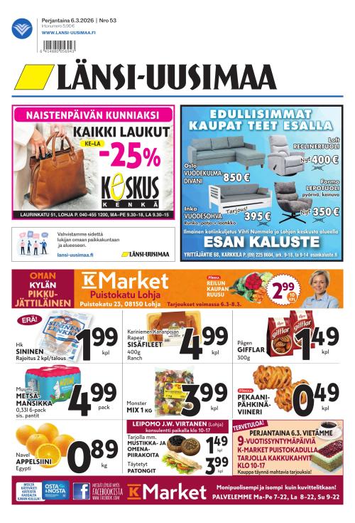 Länsi-Uusimaa 6.3.2026