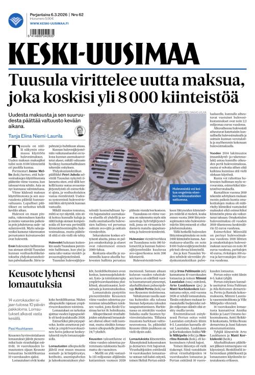 Keski-Uusimaa 6.3.2026