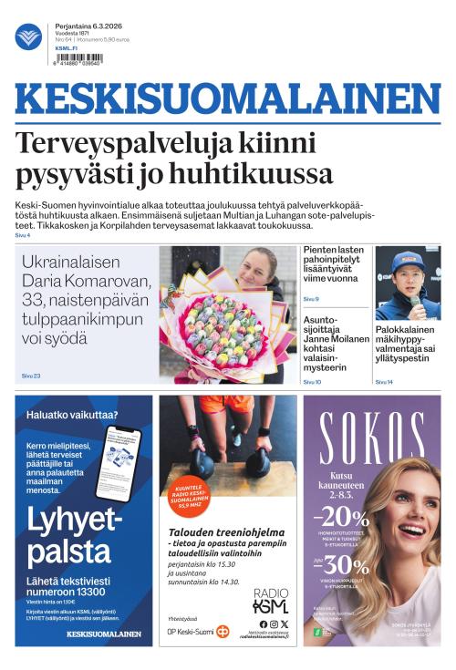Keskisuomalainen 6.3.2026