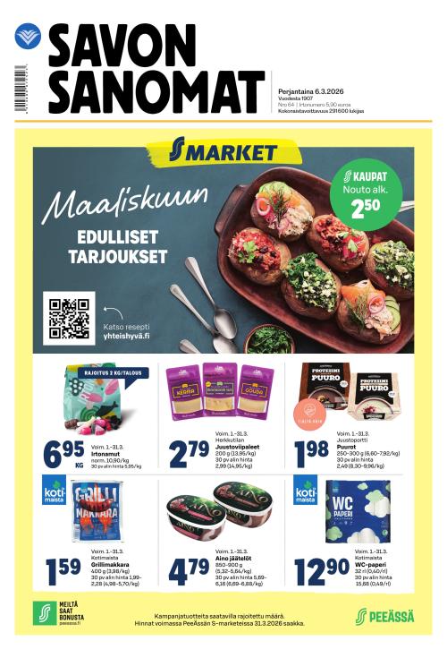 Savon Sanomat 6.3.2026