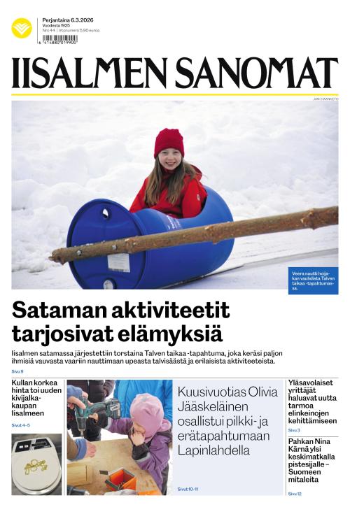 Iisalmen Sanomat 6.3.2026