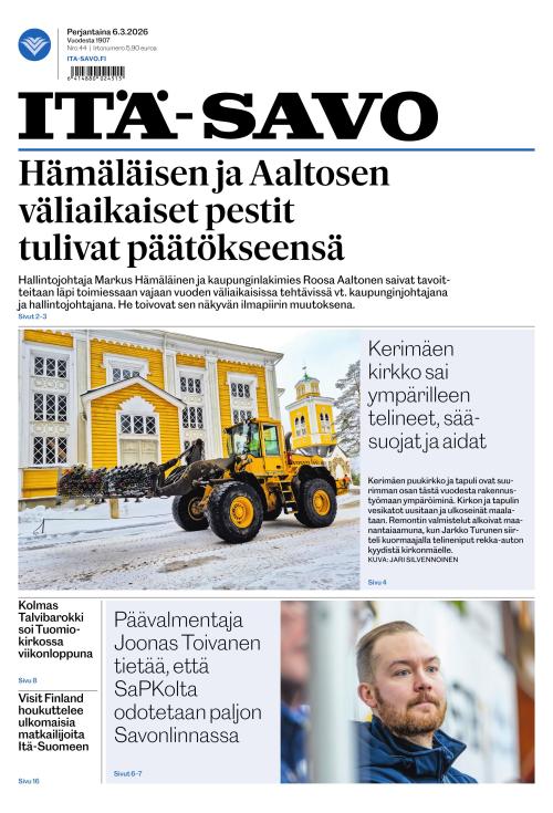 Itä-Savo 6.3.2026