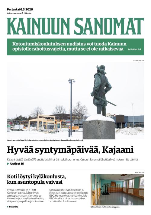 Kainuun Sanomat 6.3.2026