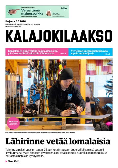 Kalajokilaakso ja Kalajaska 6.3.2026