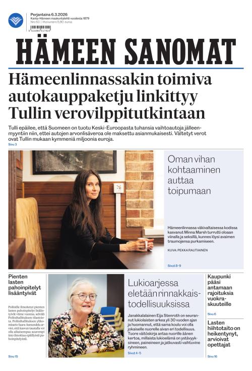 Hämeen Sanomat 6.3.2026