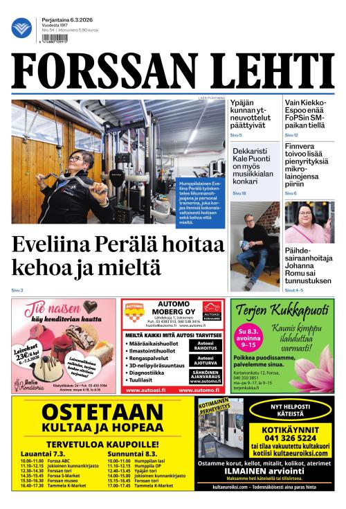 Forssan Lehti 6.3.2026