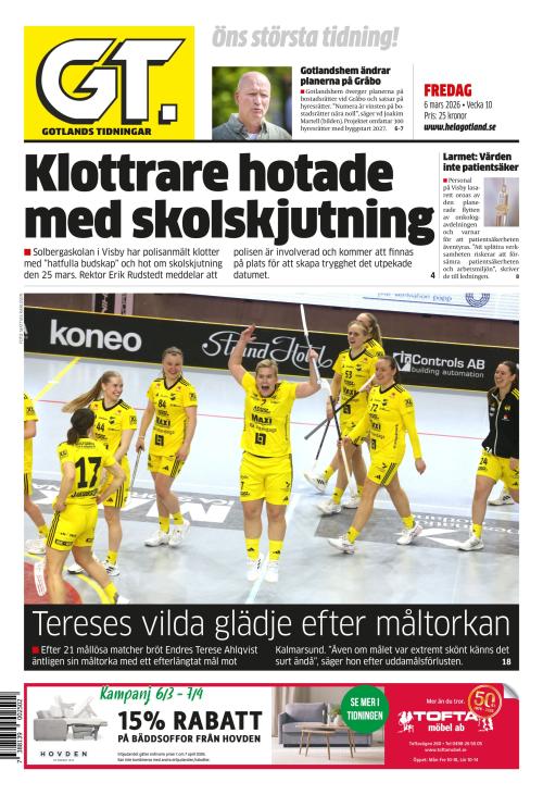 Gotlands Tidningar 6.3.2026