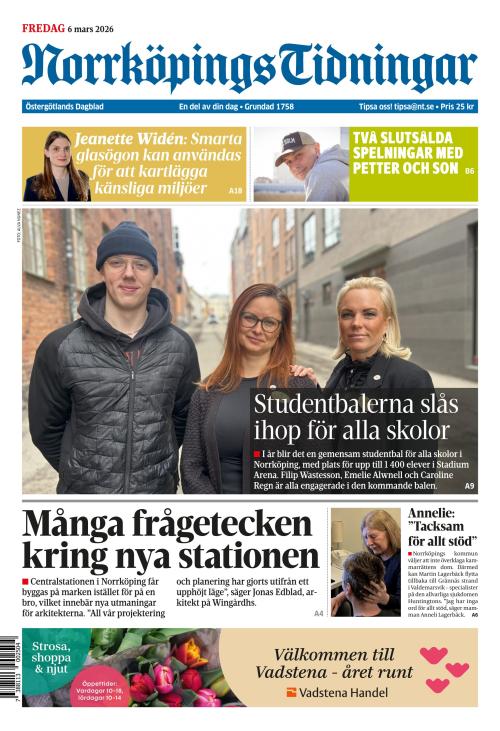 Norrköpings Tidningar 6.3.2026
