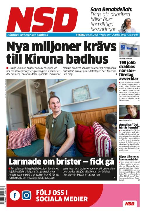 Norrländska Socialdemokraten 6.3.2026