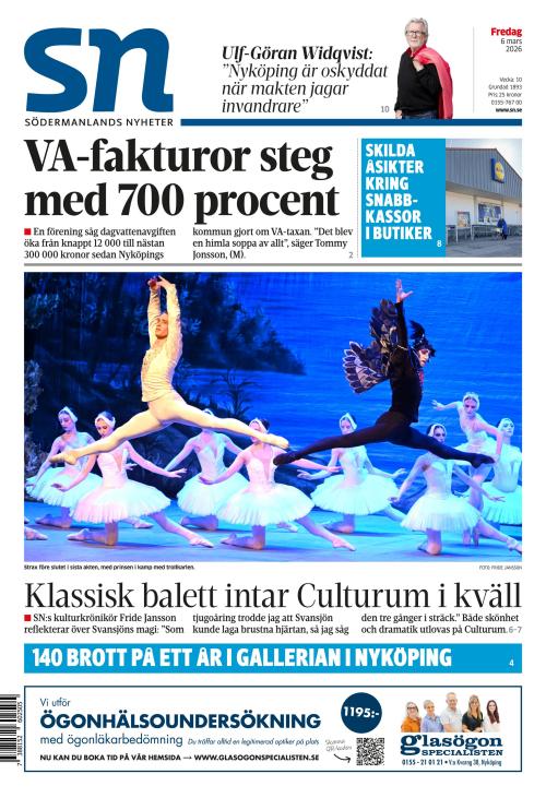 Södermanlands Nyheter 6.3.2026