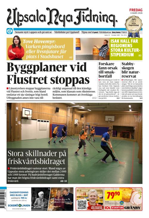 Upsala Nya Tidning 6.3.2026
