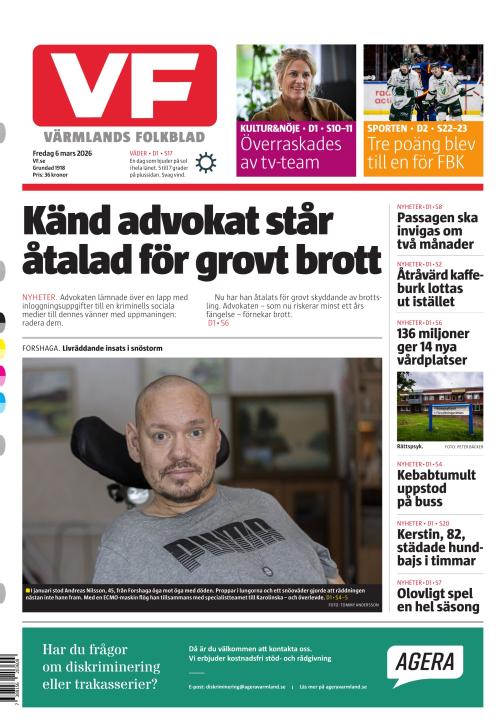 Värmlands Folkblad 6.3.2026