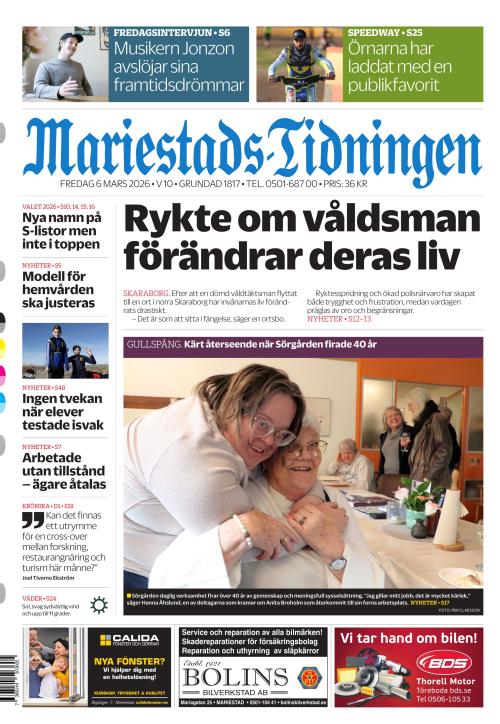 Mariestads-Tidningen 6.3.2026