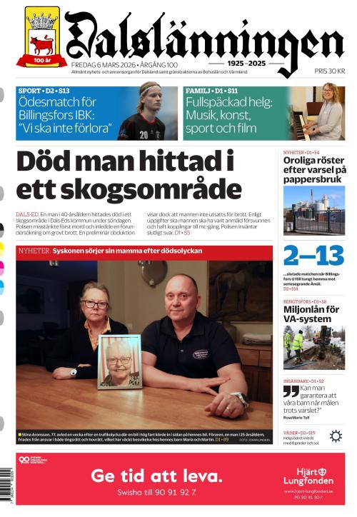 Dalslänningen 6.3.2026