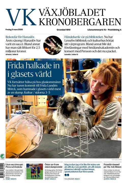 Växjöbladet Kronobergaren 6.3.2026