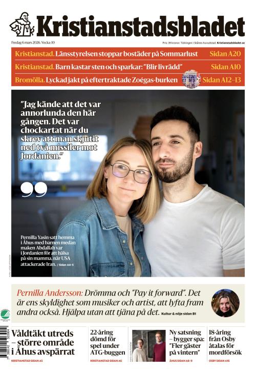 Kristianstadsbladet 6.3.2026